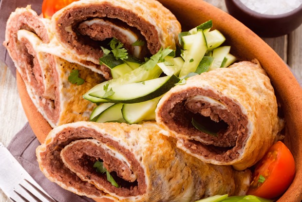 Омлетные рулеты