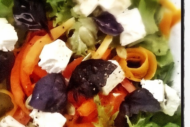 Оранжевый салат