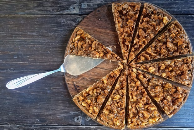 Орехово-карамельный тарт