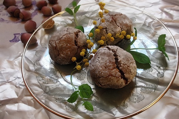 Ореховое печенье с кардамоном без муки