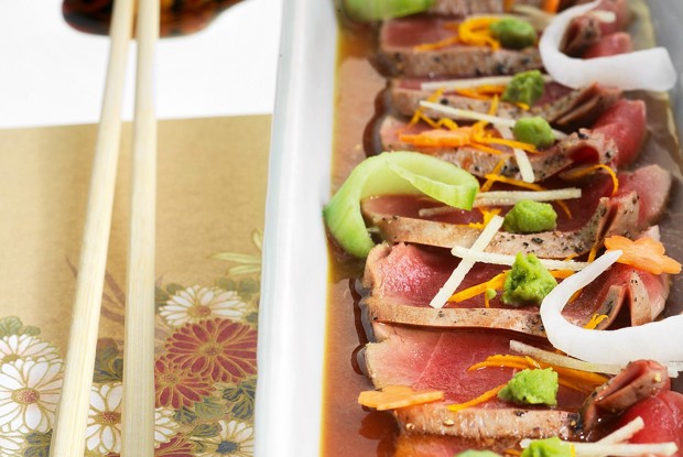 Орендзи-сёю-магуро-татаки