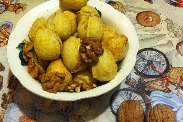 Орешки со сгущеным молоком