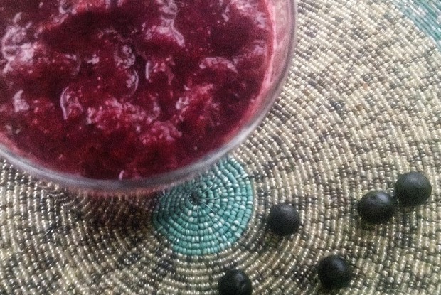 Осенний фруктово-ягодный смузи