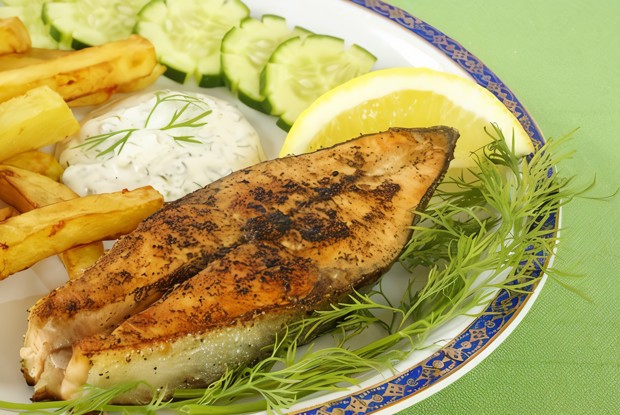 Осетрина по-французски