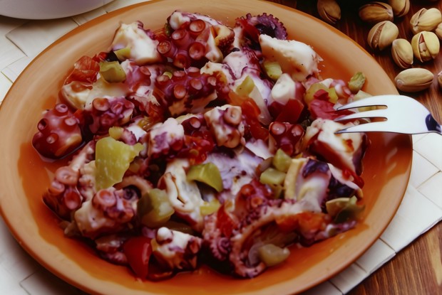 Осьминог в маринаде