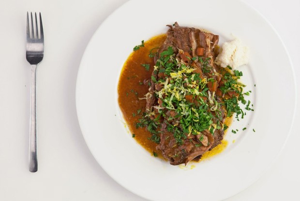 Оссобуко с красным вином