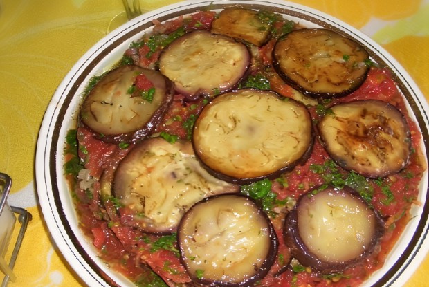 Острые баклажаны по-азербайджански