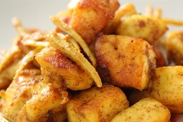 Острый жареный панир с имбрем и специями