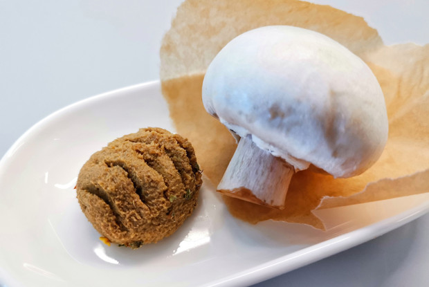 Острый паштет с шампиньонами