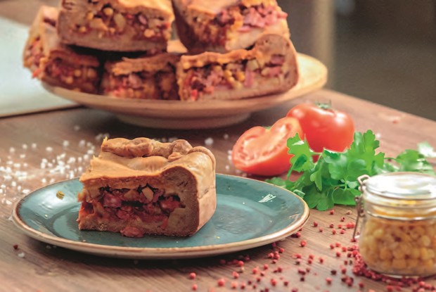 Острый мясной пирог