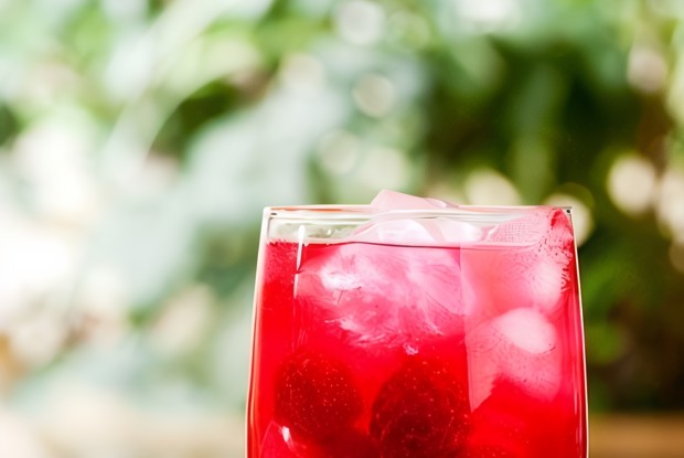 Освежающая малиновая содовая