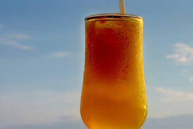 Освежающий зеленый чай с манго