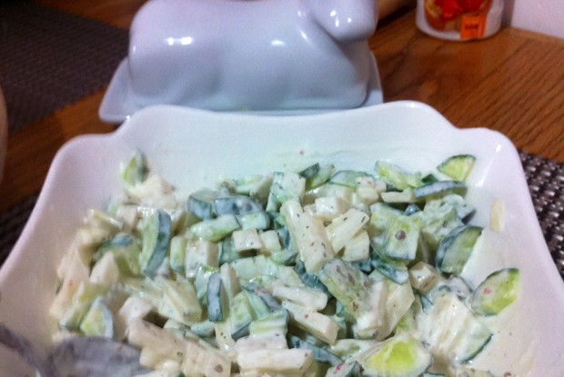 Освежающий кольраби-салат