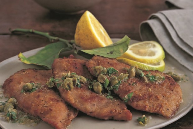 Отбивные из телятины с каперсами