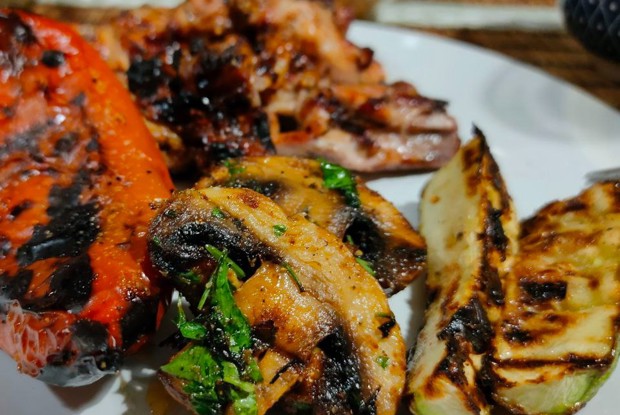 Овощи на мангале