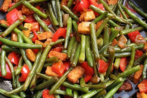 Овощи с грибами на гриле по-итальянски