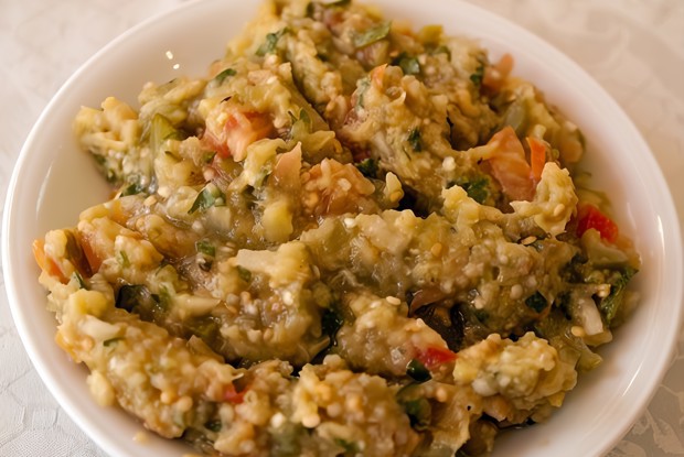 Овощная икра из баклажанов