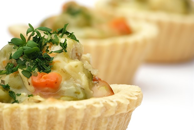 Овощные тарталетки