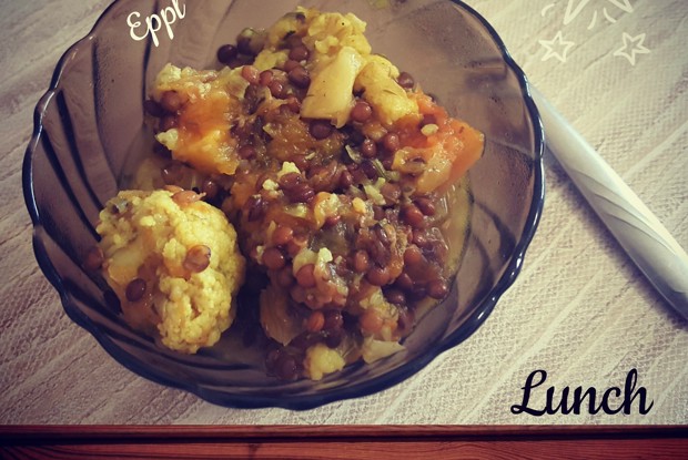 Овощное карри с тыквой