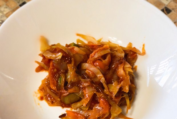 Овощное рагу с кабачками