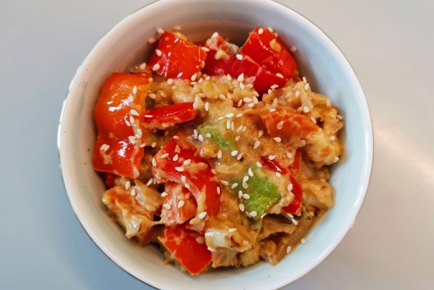 Овощное рагу в пикантном соусе