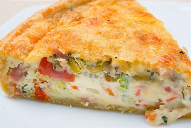 Овощной пирог с пармезаном