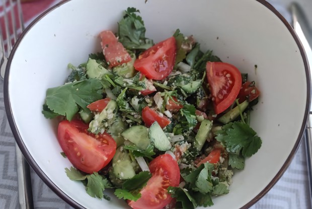 Овощной салат по-грузински