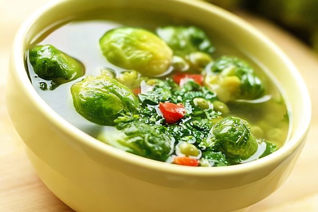 Овощной суп с имбирем