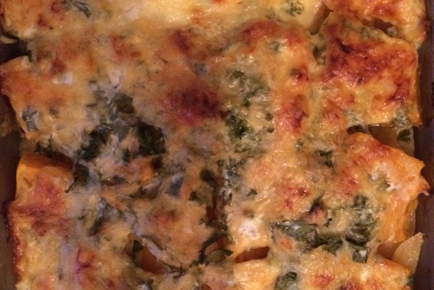 Овощная запеканка с тыквой