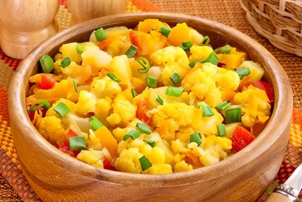 Овощное рагу с цветной капустой