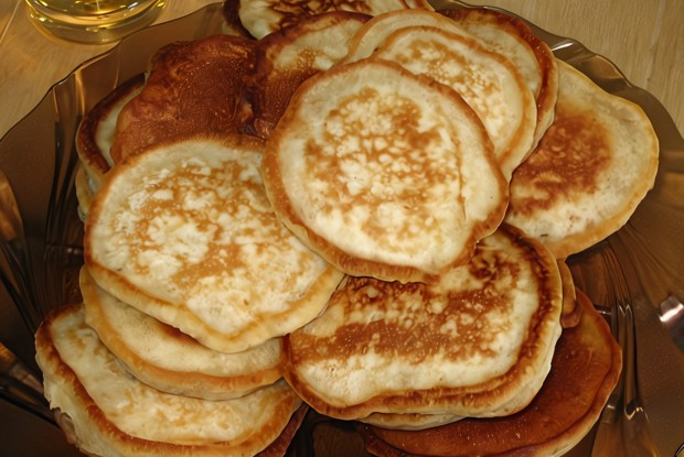 Овсяные оладьи с лимонным соком