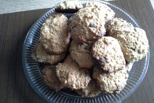 Овсяные печеньки с шоколадом