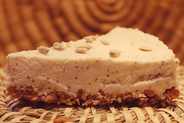 Овсяный пирог с творогом и маскарпоне