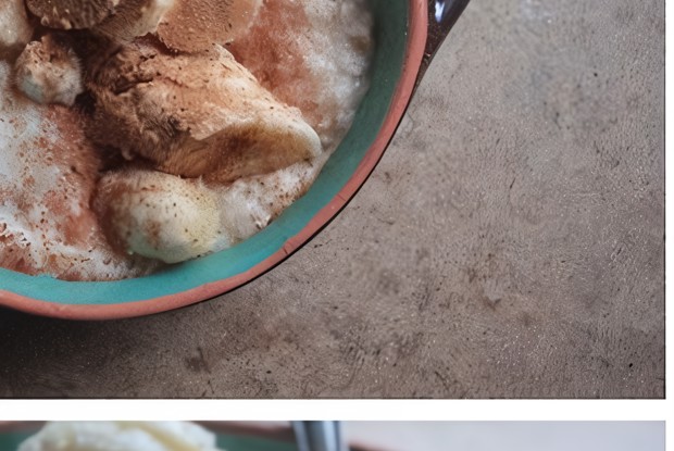 Овсянка на банановом молоке с корицей