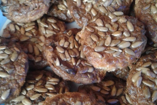 Овсяное печенье из творога и клетчатки