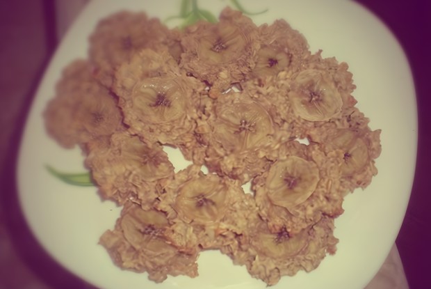 Овсяное печенье с бананами