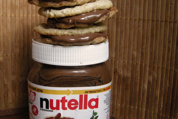 Овсяное печенье с нутеллой