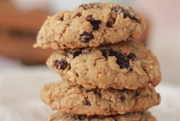 Овсяное печенье с ромовым изюмом