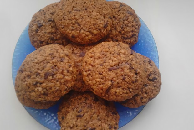 Овсяное печенье с шоколадной крошкой