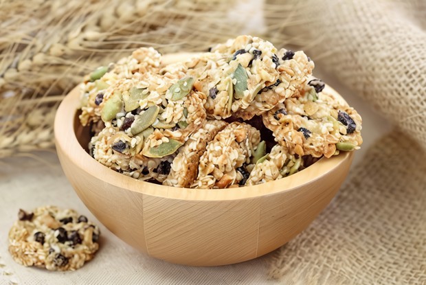 Овсяное печенье с тыквенными семечками