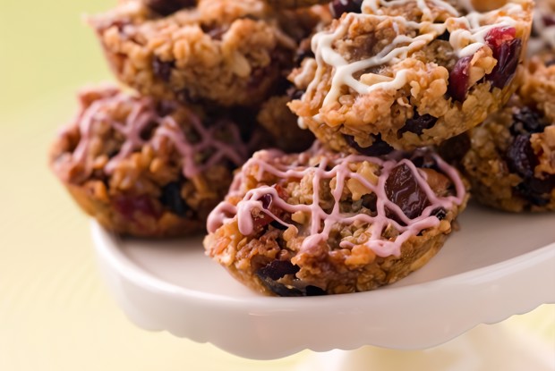 Овсяное печенье с вишней