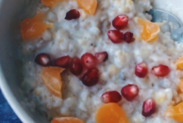 Овсяная каша с мандарином