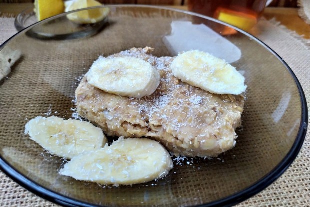 Овсянка запеченная с бананом