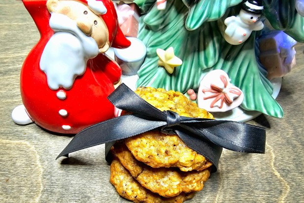 Овсяное печенье с инжиром и шоколадом