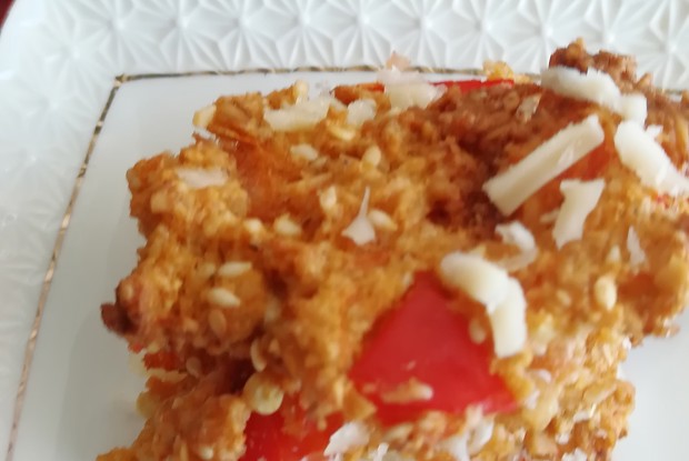 Овсяные хлебцы с перцем