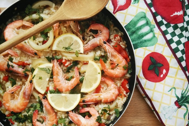 Паэлья с морепродуктами (Paella de Marisco)