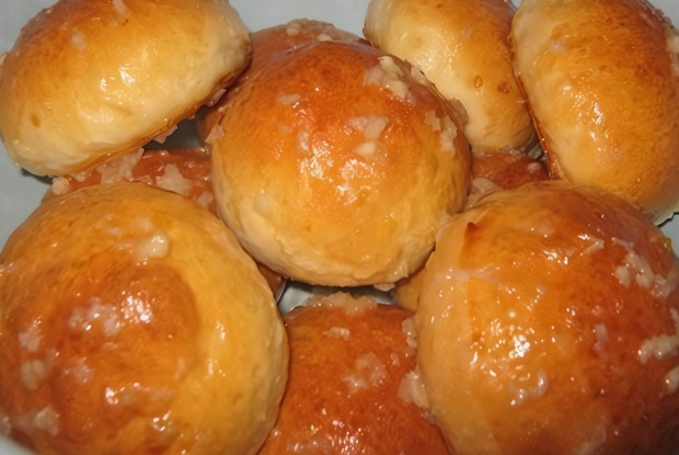 Пампушки с чесноком