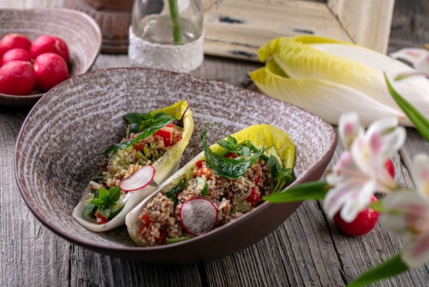 Панцанелла с кускусом