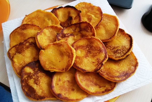 Панкейки с тыквой