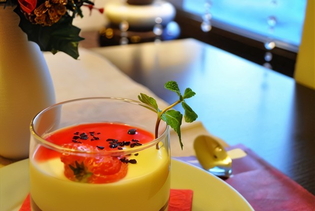 Панна-котта с прослойкой варенья